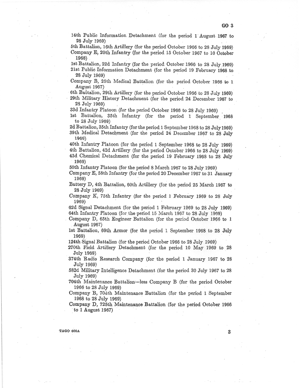 General Orders No.3, page 3