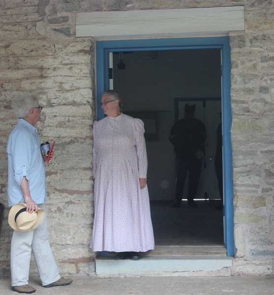 The Waldman Collection - Buffalo Soldier Barracks
"Excuse me, ma'am, but do you have any bunks for rent?"  Entrance to the 1860s barracks.
