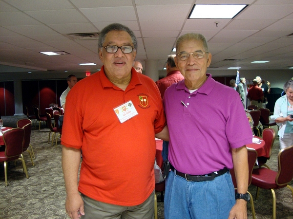 Reunion Photos - Lee Dixon
Lee Dixon and Sam Nieto.  Sam made the special effort to be on hand for the Friday closing banquet.
