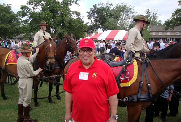 Reunion Photos - Lee Dixon
Retirement Parade.  Lee Dixon on the Old Post parade field.
