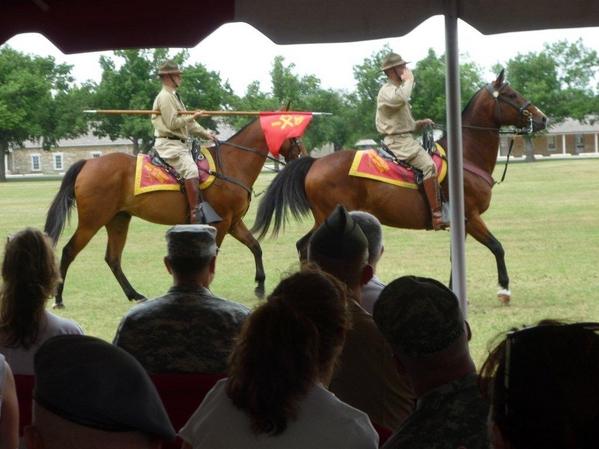 Reunion Photos - Dave Price
Retirement ceremony - passing in review.
