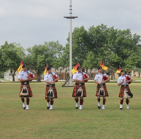 The Waldman Collection - Retirement Ceremony
Bagpipers give the retirees a send off, too.
