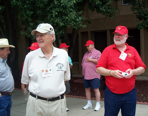 Reunion Photos - Stu Royle
Welcome, Jim Beddingfield!  We were honored with the presence of Jim Beddingfield, the current President of the 35th Inf Regt Assn, who joined us at our historic reunion at Ft Sill.
