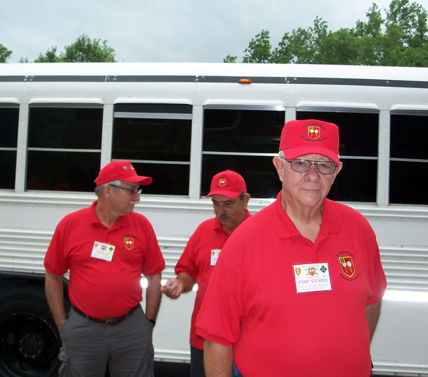 Reunion Photos - Stu Royle
Stu Royle in front, Steve Cox and Dennis Dauphin behind him.
