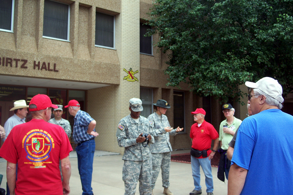 Reunion Photos - Stu Royle
Ray Hobbs listens as DS Schmidt makes her point.
