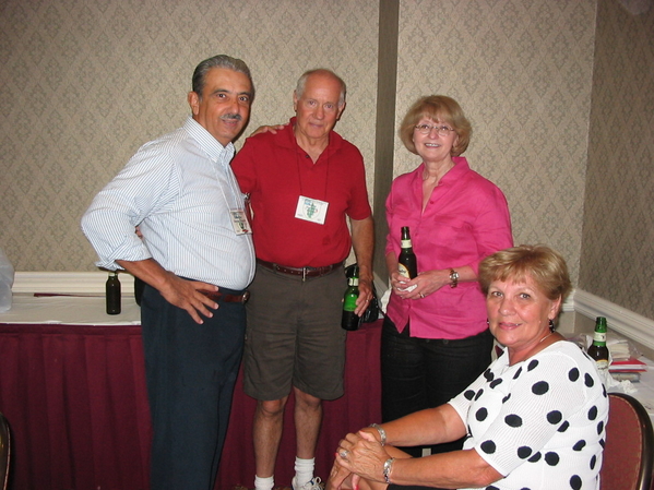 The caravan arrives...
Dennis Dauphin, Don Keith, Jackie Dauphin, and Barb Keith did a caravan from Memphis to Philly...and just checked the map occasionally.
