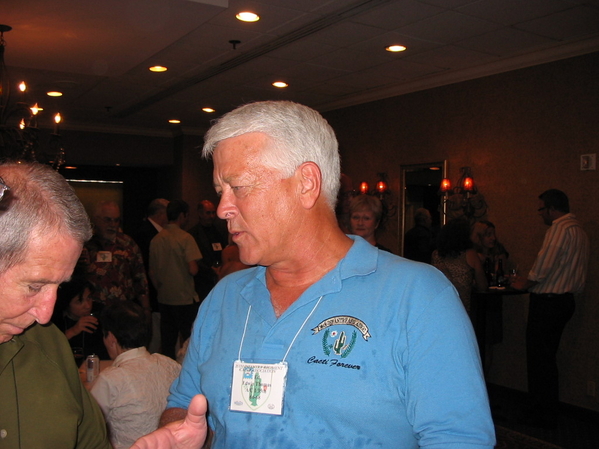 "This is the way it was, I'm telling you!"
Ed Thomas, FO extraordinaire, mentor to new FOs and a legend in the field, tells a "war story" while Capt Dave Collins nods off gently.
