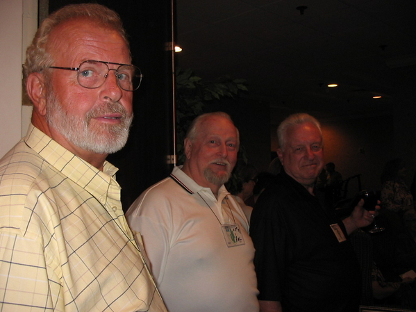 "Seriously, guys..."
Pete Dykstra sharing a moment with Hal Bowling, and David Dunn; members of A/2/35.
