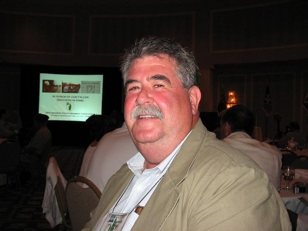 Tick TOC
James "Jim" Connolly, HHC, 2/9th, attends the big finale banquet.  Jim worked closely with his counterparts in the 35th in the TOC (Tactical Operations Center).
