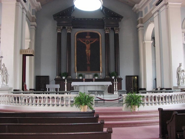 Church of the Arch
Interior view of the Catholic Church located on the grounds of the Arch.
