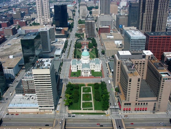 Top of the Arch
Enjoying the downtown architecture from the top.
