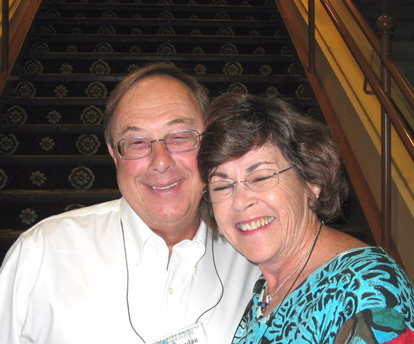 The Photo Shoot
"He's my new boyfriend!"  Jeanne Smith smiles brightly with Bert Landau.
