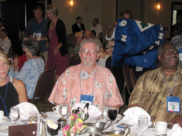 The Recon Man
No one is prouder of the 35th Inf Regt Recon Team than Wiley Dodd.   Wiley serves as the Assn's Sergeant-at-Arms.  Willie Smith is seated at right.
