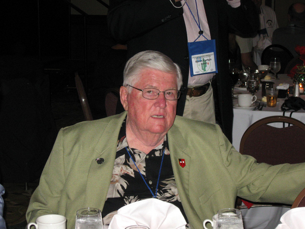 Another "First Timer"
Major Jerry Orr proudly wears his 2/9th lapel insignia at the Cacti Banquet.
