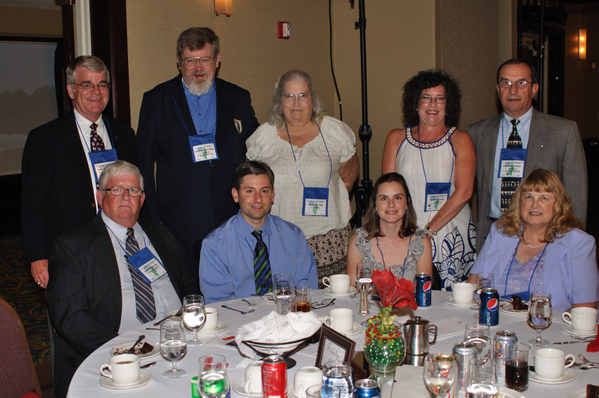 C-2-35
George Keener, seated at left, with guests and members of C-2-35.
Photo courtesy of Steve Rainbolt.
