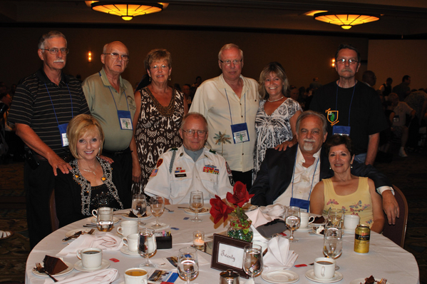 More C-1-35
Dickie & Linda Dickerson anchored the table at far left.  Photo courtesy of Steve Rainbolt.
