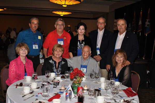 Table Shot
Seated at Table 24: Jackie Dauphin, Barb Keith, and Lorraine Knight.  Standing are Dennis Dauphin, Greg Malnar, Lisa Kurtgis, Byron Kurtgis, and Mike Kurtgis.  Photo courtesy of Steve Rainbolt.
