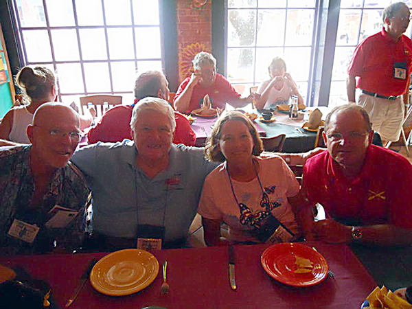 Friday Night Special at LaMargarita
John "Moon" Mullins, Jerry Orr, Nancy Cowan and Len Berkel.
