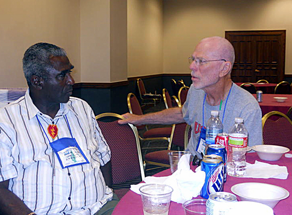 35th Reunion - 2011
"You mean we drank it all?  There's nothing left?".  Sgt Ernie Correia's expression seems to confirm that the party is winding down.
