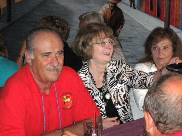 Party Time!  C-1-35 & 2/9th Arty at the LaMargarita
Lt Mike Kurtgis, Jackie Dauphin, and Lorraine Knight enjoying a fine evening.
