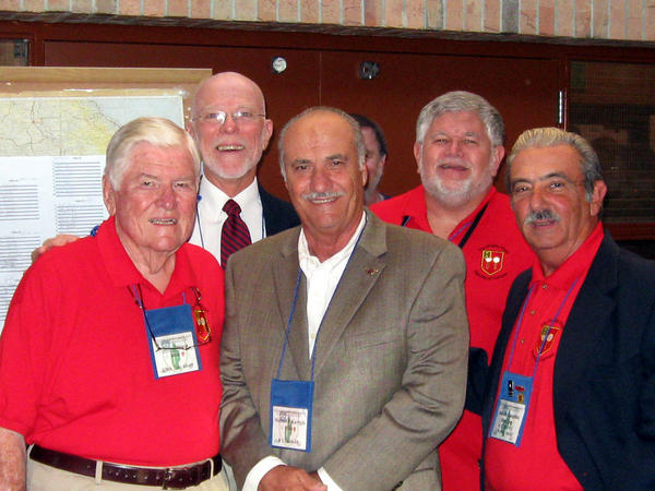 Seating Chart
Standing in front of the Banquet seating chart: Jerry Orr, John Mullins, Mike Kurtgis, Steve Sykora and Dennis Dauphin.  As usual, the seating was organized chaos.
