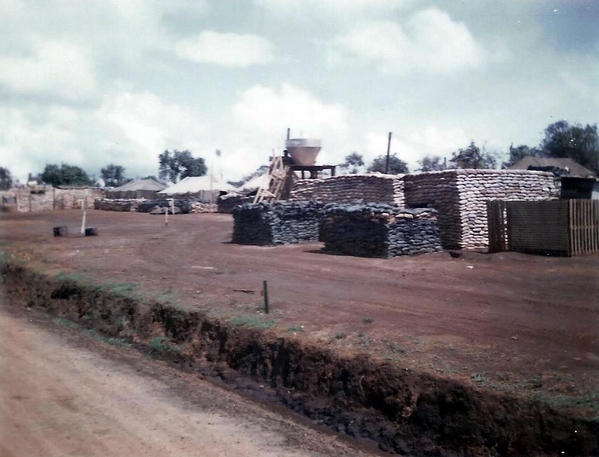 Frontal View 
This is a frontal view of the 2/9th compound at LZ Oasis.
