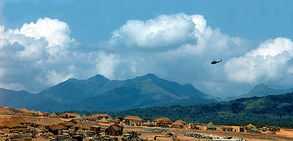 War Zone?
Combination of blue skies and mountain range make for a pretty setting at LZ English (Bong Son).
