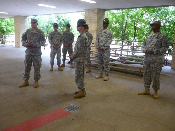 Reunion Photos - Dave Price
We toured the Basic Training barracks and met with the training staff.
