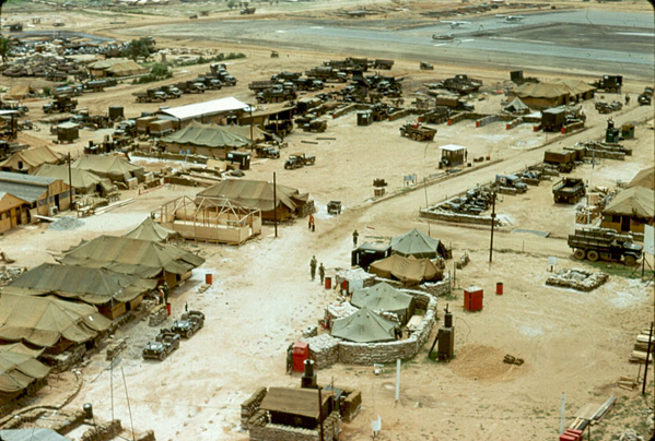 LZ Montezuma
AKA Fire Support Base Bronco, under construction.  Spring, 1967, near Duc Pho
