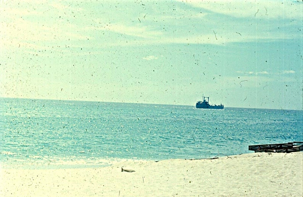 Ship
A ship just offshore the beach of the South China Sea.
