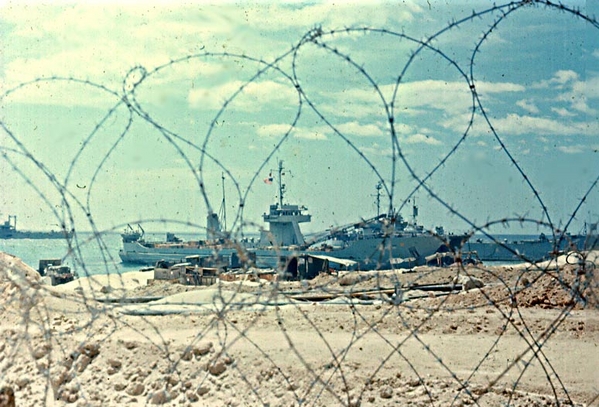 Navy Ship 2
Same shot taken behind the concertina wire.
