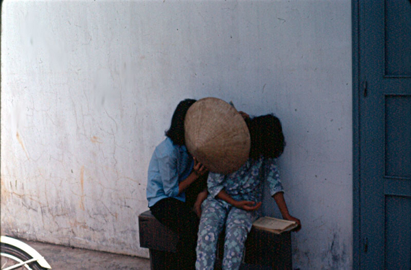 Streets of Saigon
These two little girls didn't want their picture taken.
