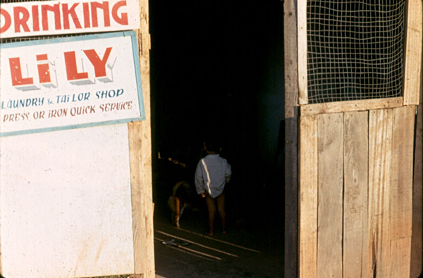 Tan Son Nhut / Camp Alpha
A peek inside the laundry.  We soon learned that "laundry" in Vietnamese means "less dirty".
