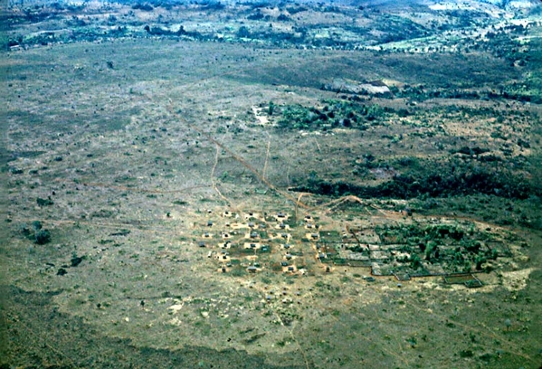 Aerial View
An aerial view of an established postion - Unknown.
