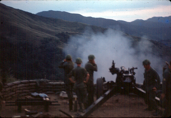 Direct Fire Rehearsal
It was standard policy to practice lowering the tube and practicing "direct fire" technique in case of a firebase being overrun.
