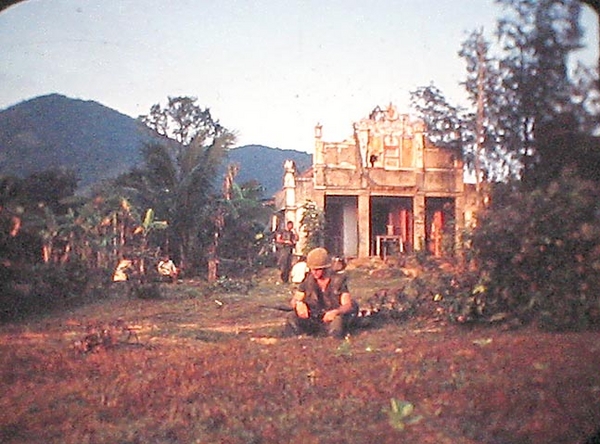 A village shrine
Shrines and temples were common sights in Vietnam.
