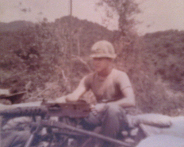 Ed's Arsenal
FO Ed Thomas tries his hand at the 50-caliber machine gun.
