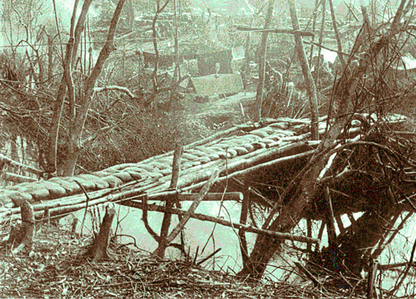 Engineer's bridge
On time and under budget.
