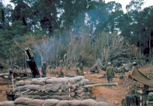 LZ 510B
Note the use of bamboo poles to support the sandbag roof.  You used whatever you could find in the jungle.
