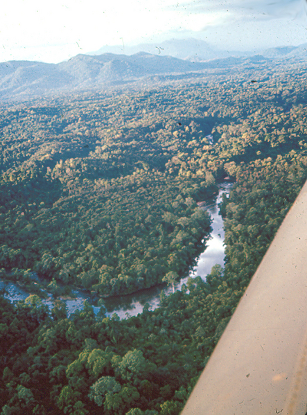 Enroute to LZ 510B
This river is about 6 klicks from the Cambodian border.   The 3rd Brigade was sent on several missions near the borders.
