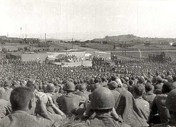 The Bob Hope Show
Bob Hope entertains the troops, December, 1966.
