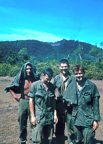 The FO Team
FO Team for "B", 1/14th: Chief, UNK, me & Groninger.
