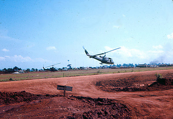 Combat Assault - coming up
Hueys prepare for takeoff--on to another CA.
