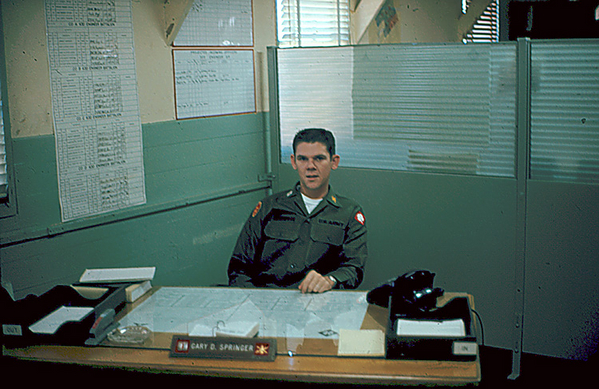 Stateside Duty Once Again
Capt Gary Dean Springer, Bn S-1 at Ft Hood, TX.
End of Mission
