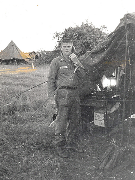 Uniform of the Day
"My jungle fatigues are coming in when??"  Those arriving in the 1966 timeframe often had to wait for a set of jungle fatigues and jungle boots to be issued.  Also, a lot of incoming personnel were given M-14s instead of the newer M-16s.
