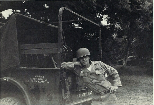 Sp4 Bill Ross
2/9th Motor Pool, Schofield Barracks, 1964.  {See modern-day photo of Bill Ross}
