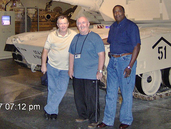 More Buddies
Section Chief Edwin Tucker (center) and Wardell Guyton, right (deceased) pose with Harold Woody.
