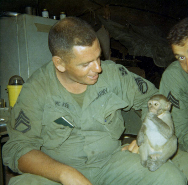 SSG McKee
SSG McKee has a job evaluation chat with the mascot.
