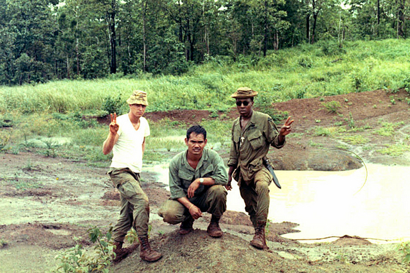 Two-finger Peace Sign
Not often found in Nam.
