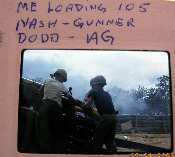 More Info
That's me loading the breech.  Nash is the Gunner and PFC Larry L. Dodd is the Asst Gunner.
